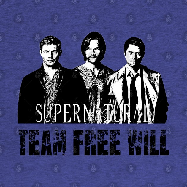 Supernatural Team Free Will W by Ratherkool